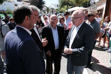El Centro de Interpretación de Risco Caído, preparado para recibir a visitantes (Foto TA)